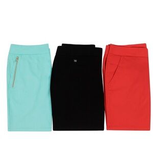 CHICO’S Capris Bundle – 3 Pairs Size 00 (XS) Coral, Aqua & Black.